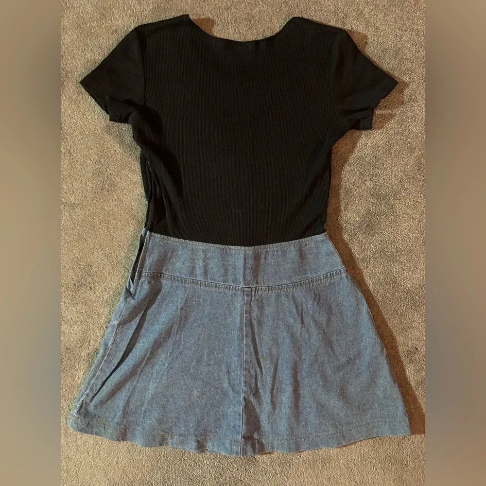 Vintage 90’s Mini jean DRESS by California Concepts Size 7 - Picture 2 of 10